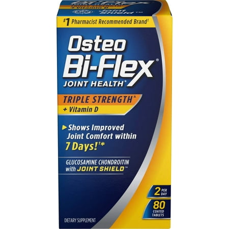 Osteo Bi-Flex Triple Strength + Vitamin D, 80 Coated Tablets