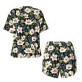 thumbnail image 5 of Lsque Flowers Women's Short-Sleeved Pajama Set - 2 Piece Soft and Lightweight Sleepwear Set-X-Large, 5 of 9