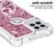 thumbnail image 3 of Funda para Motorola Moto G Stylus 2021 5G con Brillo Líquido Flotante, Purpurina, Parachoques y Anillo Giratorio Soporte, 3 of 5