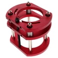 thumbnail image 1 of OULII Red Aluminum Alloy Router Base with Precision Slotting for Woodworking Applications, 1 of 8
