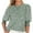 Green, variant on IROINNID Womens Oversize Loose Top Comfy Printed Round Neck Loose Chiffon Top Under $10