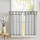thumbnail image 1 of Cortinas JINCHAN de lino para cocina, 60 cm, 2 paneles, color gris, 1 of 9