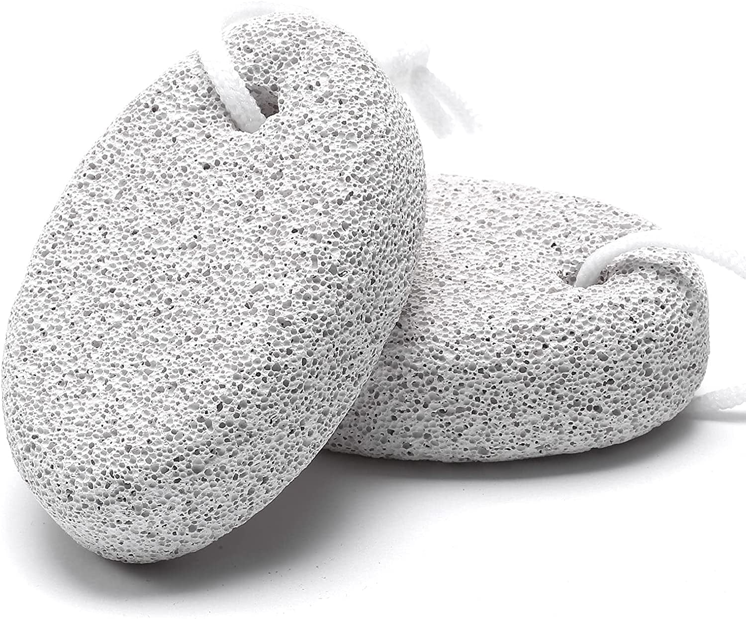Foot Care Exfoliating Scrub Stone Dead Skin Remove Pedicure Scrubber Natural Pumice Stone Foot File - 2 Pcs