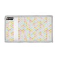 thumbnail image 2 of JIALIOU Nylon Trifold Card Wallet with ID Window Zipper Pocket for Men Women Teen Soft Pastel Rainbow Lemon, 2 of 7