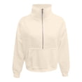 thumbnail image 6 of Boys and Girls Zip Up Hoodie Fashion Oversized Sweatshirt Jacket with Pockets 6-12 Months 12-24 Months 2T 3T 4T 5T 6T 7T 8T 9T Children Beige 11-12 Years, 6 of 7