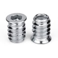 thumbnail image 3 of 100 Piezas Tornillos de Cabeza Avellanada, Mangas de Tornillo Profesionales, Kit Surtido de Tornillos M6 x 15 mm Inserto de Tornillo Inserto Roscado Hexágono para Muebles, 3 of 5