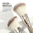 thumbnail image 3 of Makeup Brushes 11 Pcs Easy-taken Travel Makeup Brush Set Foundation Eye Shadows Blush Face Powder Concealer Mini Make up Brushes with Case (Champagne), 3 of 9