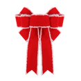 thumbnail image 1 of MYG 2PCS Christmas Bows Xmas Tree Ornaments Decoration For Garden Presents Box Party, 1 of 7