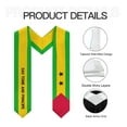 thumbnail image 6 of More design Graduation shawl Sao Tome and Principe Flag United States Flag Stole Sash Honor Study Aboard International Students, 6 of 11
