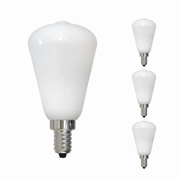 Bulbrite 862051 4W Dimmable ST15 Shape 2700K Milky Filament LED Bulb - Pack of 4