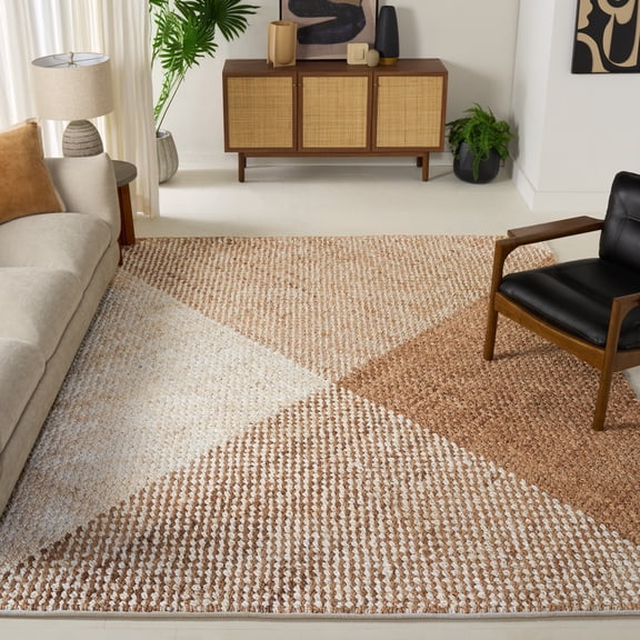 Safavieh Natural Fiber Lisa Geometric Area Rug, Natural/Bleach, 8' x 10'