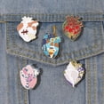 thumbnail image 4 of 30 Estilos Conjunto Creativo Al Aire Libre Paisaje Exquisito Esmalte Solapa Pin Montañas Ríos Sol Luna Broche De Metal Recuerdo De Viaje Insignia Moda Ropa Mochila Sombrero Accesorios, 4 of 4