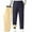 Navy, variant on Men's Classic Fit Winter Warm Sherpa Lined Thermal Elastic Waist Casual Pants Long Pants Navy