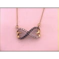 thumbnail image 1 of Pendentif Collier Infini en Diamant pour Femmes en Or Jaune 10kt 1/5 Cttw, 1 of 1