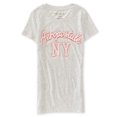 thumbnail image 2 of Playera adornada con Logo NY Aeropostale para mujer color hueso grande, 2 of 2