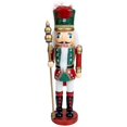 thumbnail image 2 of Wooden Nutcracker Figure for Decor Multi Color Craft Adornment 7.5 Inches, 2 of 4
