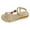 White, variant on XIMIN Women Bohemian Wedge Sandals Wide Width Casual Platform Sandals Orthopedic Walking Open Toe Jeweled Beaded Sandals Slip On Ankle Strap Dressy Shoes