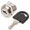Black, variant on Pungan 1 Set Roll Paper Dispenser Key Toilet Paper Dispenser Lock And Key Set Replace,0.98"X0.98"X0.91"