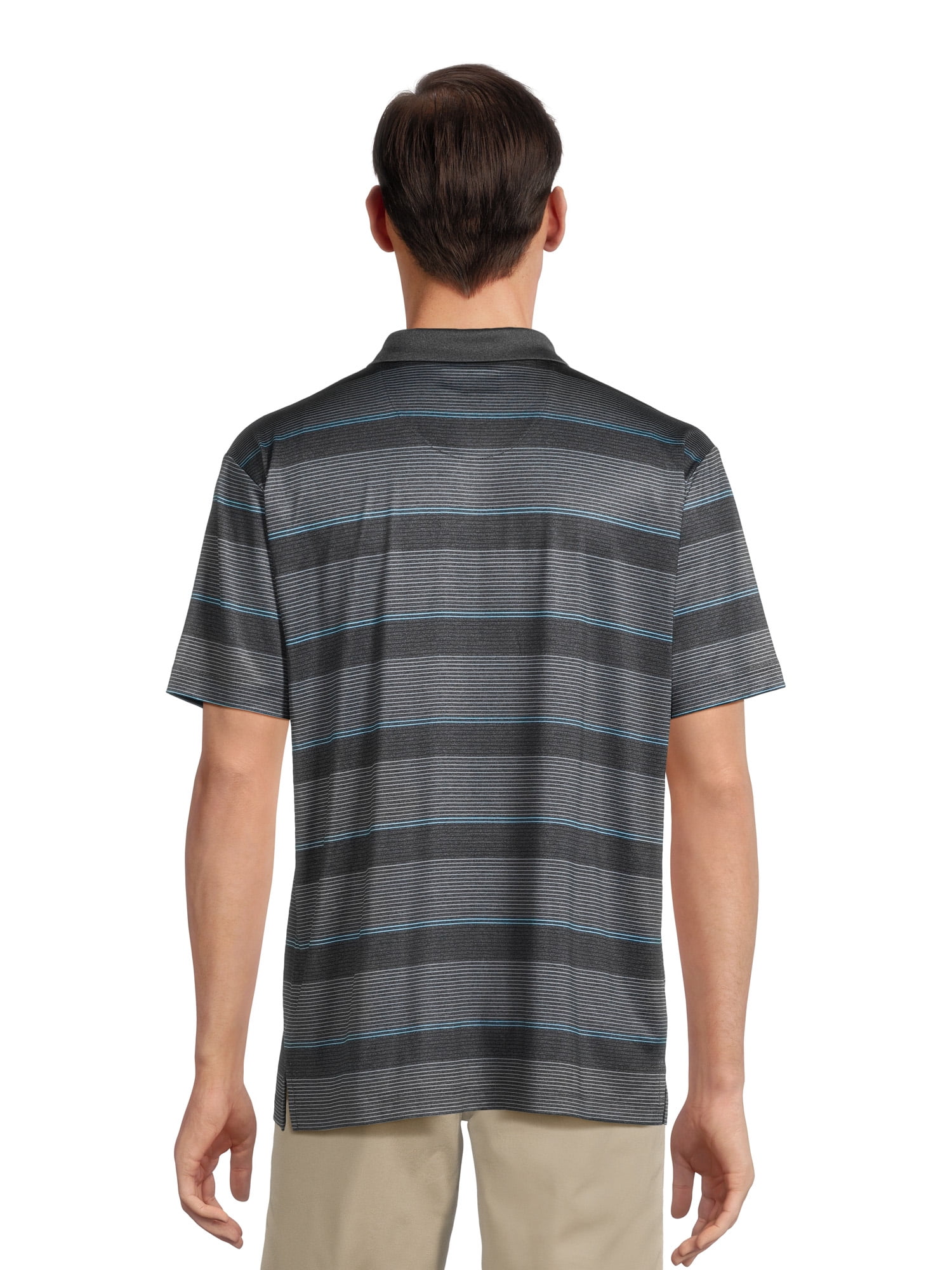 Ben Hogan Performance Men's Striped Golf Polo Shirt, Sizes S-5XL