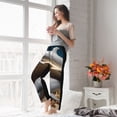 thumbnail image 4 of KLL Womens Coral Fish Dolphin Print Pajama Pants Soft Pajama Bottoms for Women Cozy Lounge Pants, 4 of 5