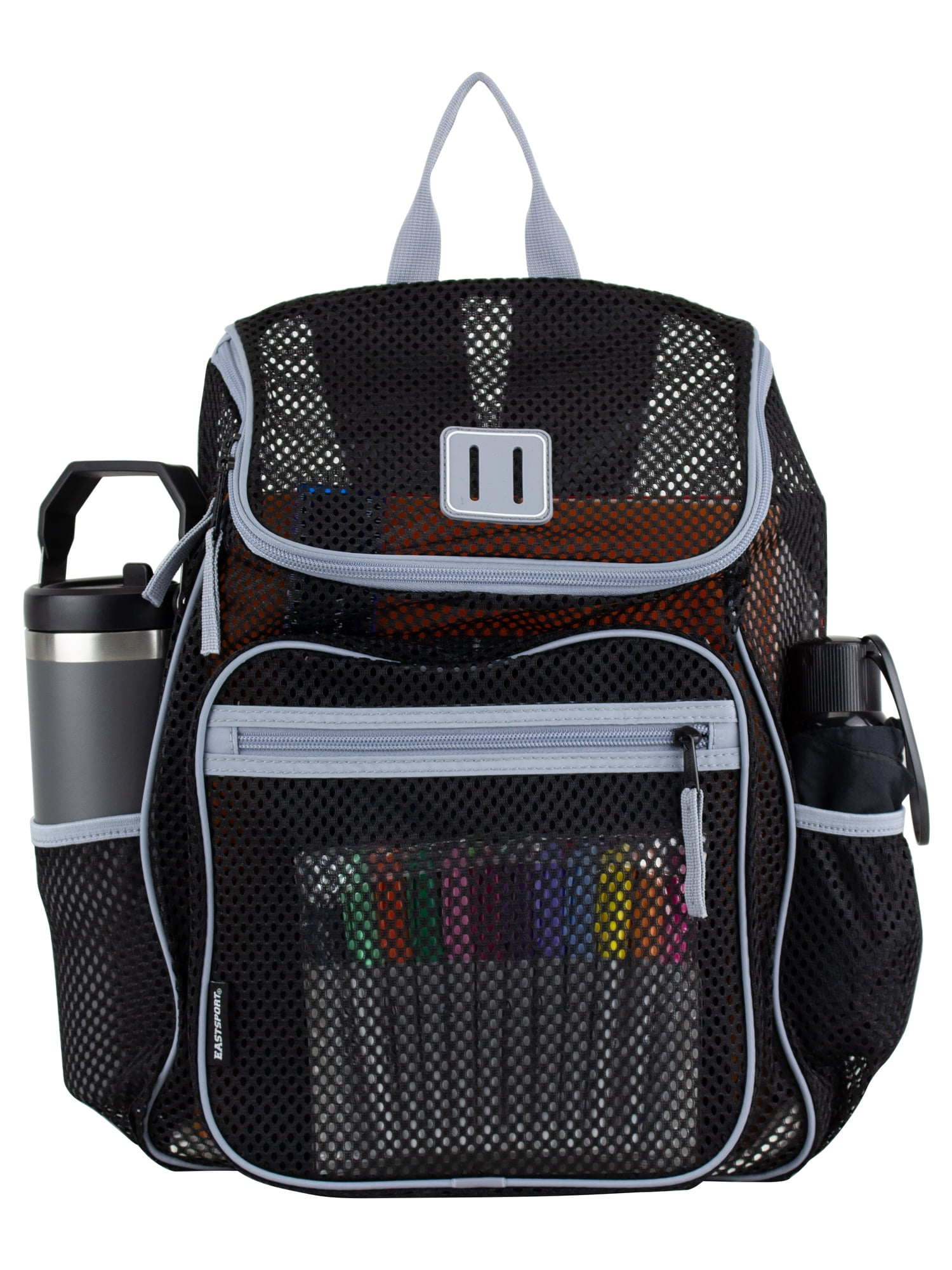 Eastsport Unisex Myth Pro Top Loader 16" Mesh Backpack, Black