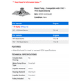 thumbnail image 2 of Water Pump - Compatible with 1967 - 1972 Buick Electra 1968 1969 1970 1971, 2 of 2