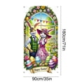 thumbnail image 3 of Yusimy Easter Door Curtain Polyester Material for Large Party Supplies Room Garden Wall Decor Holiday Decor Background Banner, 3 of 6