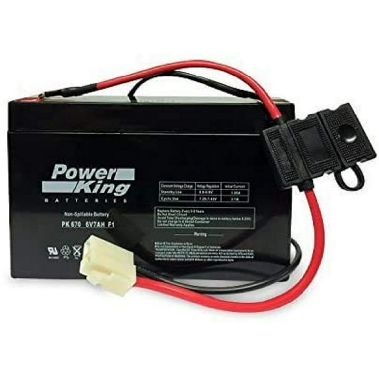 Beiter DC Power 6V 7Ah Sealed Lead Acid (Sla) for Kidtrax 6 Volt 