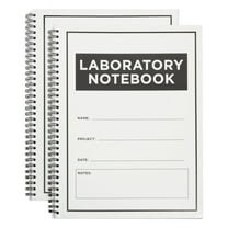 Carbonless Laboratory Notebook with 100 Sheets, Engineering Paper (8.5x11 In, 2 Pack)