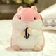 thumbnail image 4 of Animales de peluche de hámster de 9 pulgadas, juguete de hámster kawaii para niños, niñas, color rosa, 4 of 4