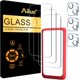 thumbnail image 1 of Ailun Paquete de 3 protectores de pantalla para iPhone 15 Pro Max [6,7 pulgadas] + paquete de 3 protectores de lente de cámara con marco de instalación, protección de sensor, compatible con Dynamic Is, 1 of 4