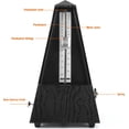 thumbnail image 2 of AODSK AS-33WB Mechanical Metronome,Universal Metronome for Piano,Guitar,Violin,Drums and Other Instruments,Standard,(Wood Grain Black), 2 of 7
