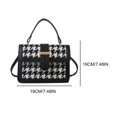 thumbnail image 2 of Bolso de hombro Mujer FLhrweasw Cuero PU Asa superior Negro Blanco, 2 of 6