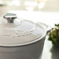 thumbnail image 5 of Lodge Cast Iron 5.5qt Oyster White Enameled Dutch Oven, 5 of 5