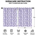 thumbnail image 2 of Blackout Kids Curtains,Purple Daisy Flower Pattern Childrens Insulated Curtains Set Of 2,Bedroom Essentials,Toddler Room Decor 42"x54", 2 of 5