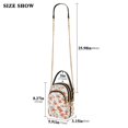 thumbnail image 2 of FORMRS Crossbody Bag for Women Quilted Travel Shoulder Cell Phone Purse with Chain Strap Handbag, Small Floral Blooms, 2 of 7