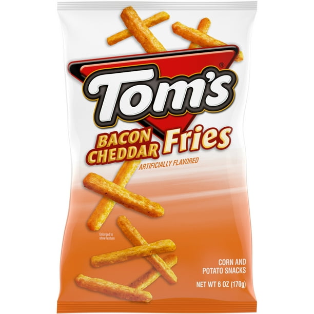 Tom's Bacon and Cheddar Fries, 6 oz Bag