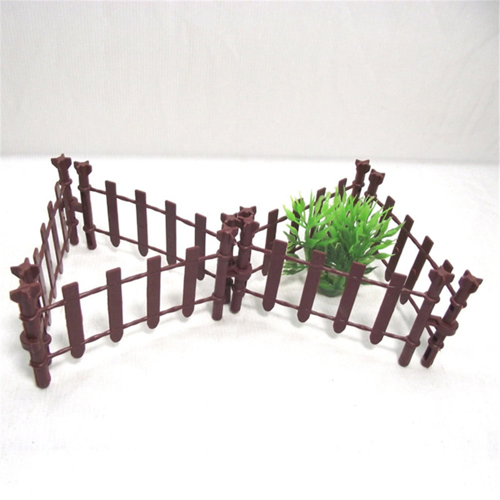 10pcs Farm Animals Fence Toys Military Fence Simulation Model Toy for Children