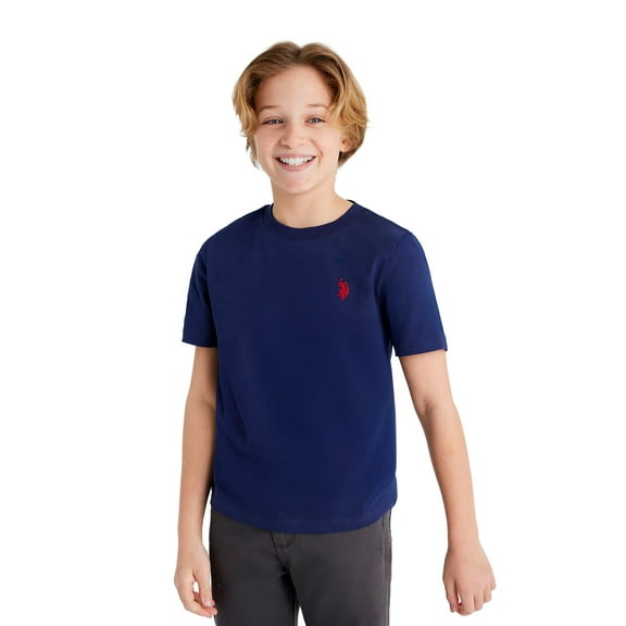 U.S. Polo Assn. Boys Crewneck T-shirt, Sizes 4-18