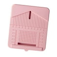 thumbnail image 4 of Guía de perforación para aretes de arcilla polimérica, herramienta compacta y portátil para perforar agujeros con precisión en joyería de arcilla. Rosa, 4 of 8