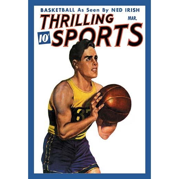 Thrilling Sports: Basketball- Fine Art Canvas Print (20" x 30")