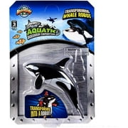 Rhode Island Novelty Unisex Transforming Orca Whale Action Figure, Kids, 4" Orca, OS