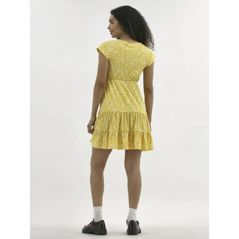ワンピース overdue flair BABYDOLL MINI DRESS Front Bow Babydoll Mini Dress | Evercado
