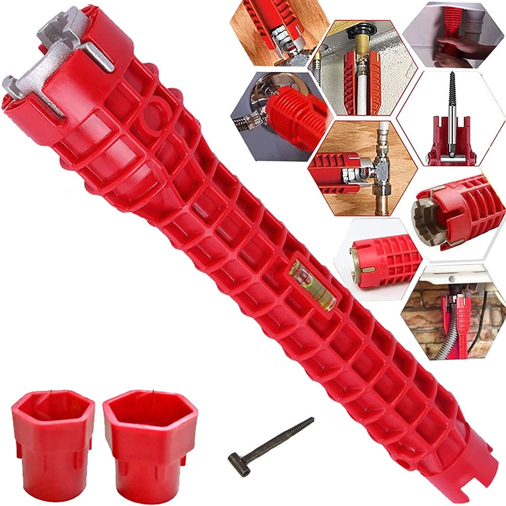 8 in 1 Faucet and Sink Wrench, Multifunctional Faucet Wrench Tool, Sink Installer Tool