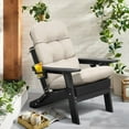 thumbnail image 4 of ATR ART to REAL 2 PCS Indoor or Outdoor Waterproof Adirondack Chair Seat and Back Cushion,Light Khaki, 4 of 15