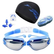 Swimming Goggles Set Waterproof Water Anti-fog Glasses