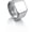 silver, variant on 1 Pc Square Ring Unisex Wide Band Finger Ring Stainless Steel Rings Simple ➳-silver-13