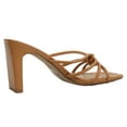 thumbnail image 4 of Delicious Women's Strappy Knotted Block Heel Sandal, Camel, 6.5 M US, 4 of 5