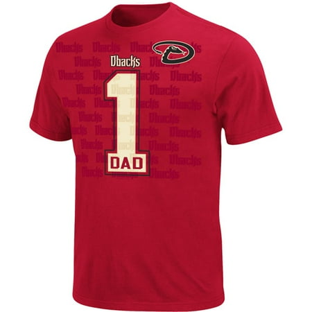 Big Men's Arizona Diamondbacks Short-Sleeve #1 Dad Tee, Size 2XL