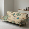 thumbnail image 2 of Yuyamidu Mandala Futon Cover Armless Sofa Covers Hummingbird Futon Covers Slipcover for Living Room Washable Sofa Bed Slipcover Protector Gift for Friends, 2 of 8